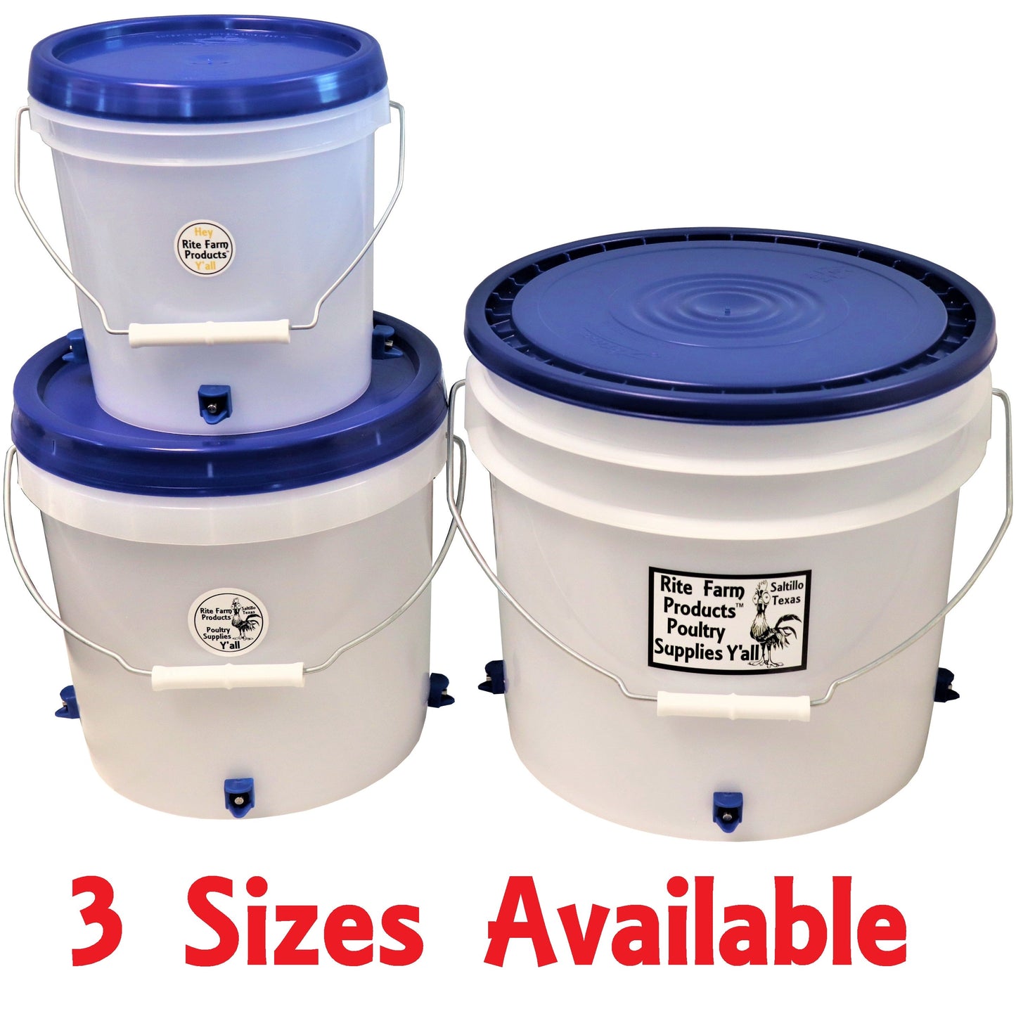 2 gallon chicken waterer with 4 poultry nipple drinker stations