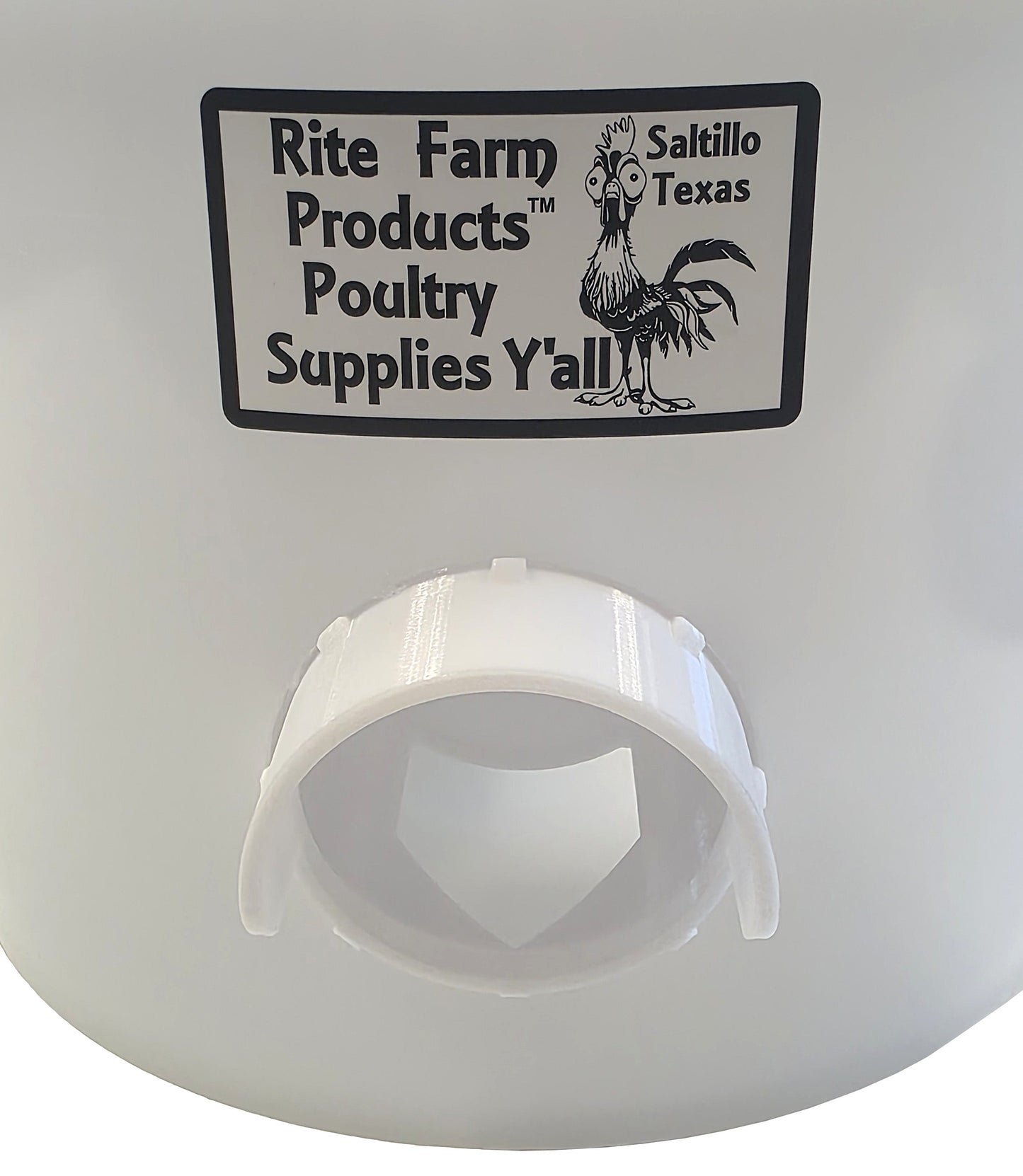 Made In the USA 22 Pound Capacity Automatic Chicken Feeder 4 Port Poultry Feeder