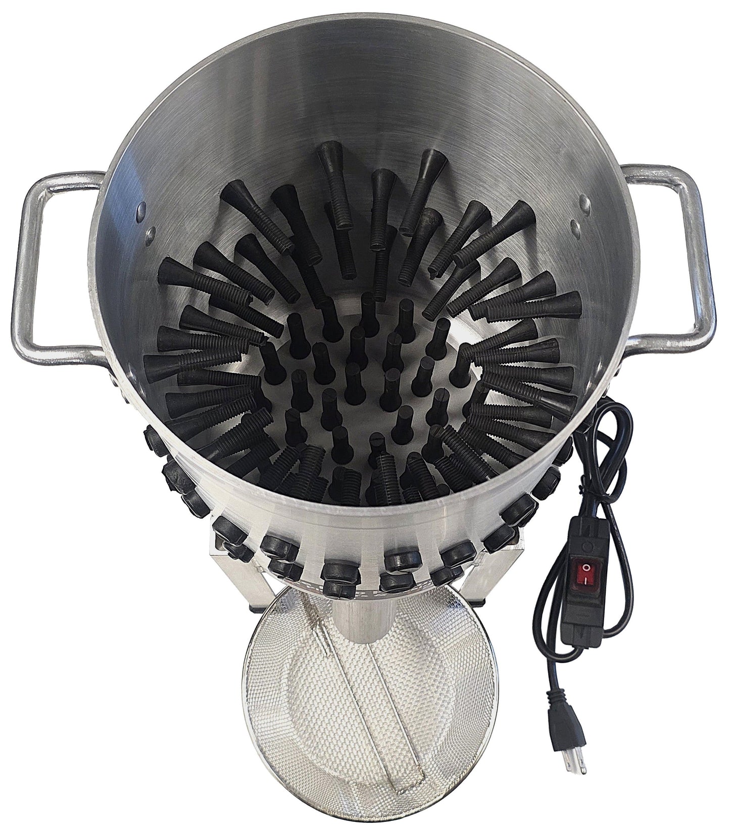 COMBO Rite Farm Products Pro USA Quail Plucker & 4 Gallon 120 Volt, 1,000-Watt Quail Scalder