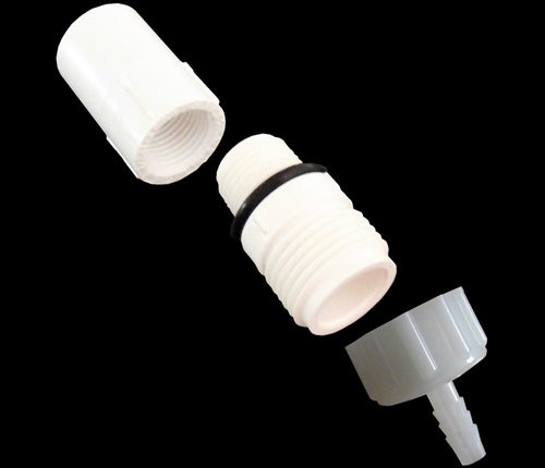 Bucket, drum, pail 3/8" hose barb gravity kit