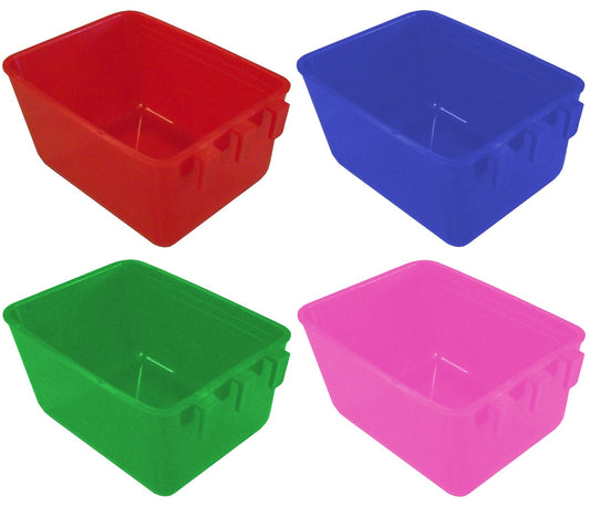 12oz Cage Cups Square Feeders or Water Drinkers, Treats